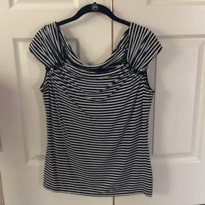 Black and white stripped top